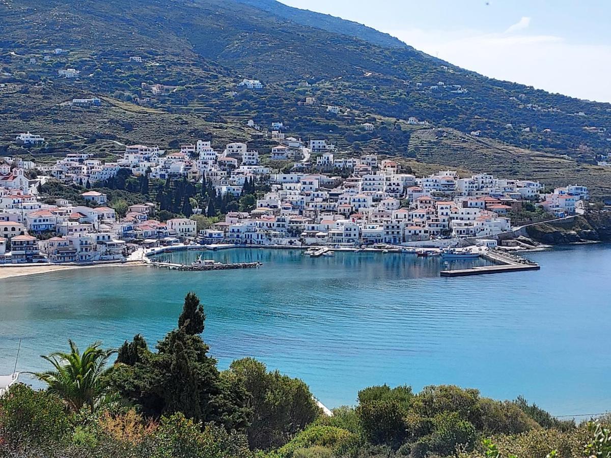 Villa Arni Andros - Βίλα Αρνη Batsíon Eksteriør bilde